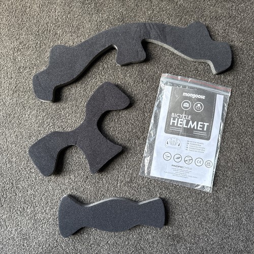 Mongoose bicycle helmet - helmet, pads