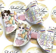 PLUSHIE BIRTHDAY GIRL PRINTED