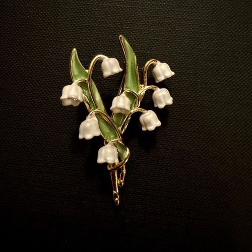 Lily the valley brooch - lily, of