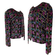 Vtg Vintage 1980s 80s Glam