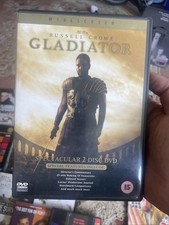 Gladiator DVD 2004 Russell Crowe Action Adventure Film 2 Disc Set