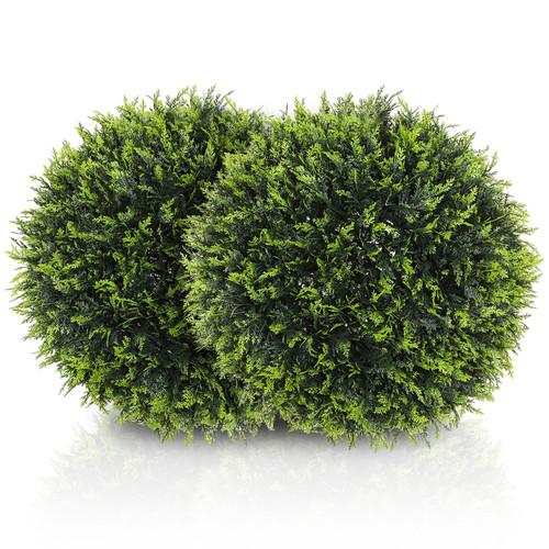 Set artificial topiary - set,
