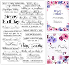 ORIGACH Birthday Sayings Clear