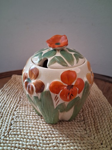 Wadeheath lidded jar 1930s - wadeheath,