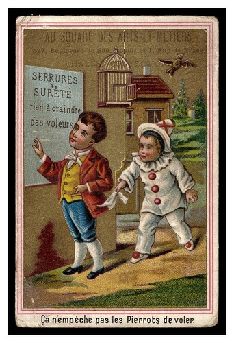 Two cute boys clown suit - two,