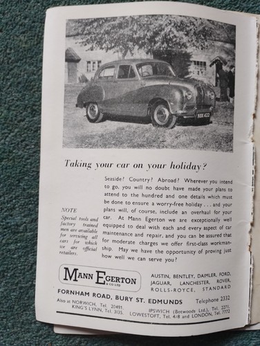 Sk20 ephemera 1954 advert - 1954,