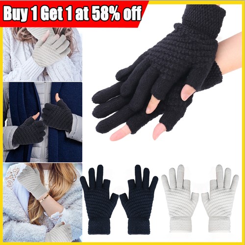 Thermal fingerless gloves - fingerless,