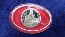 durham cathedral glass paperweight