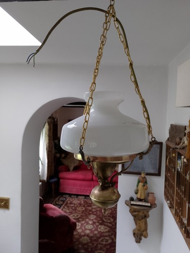 Antique hanging ceiling light - hanging,