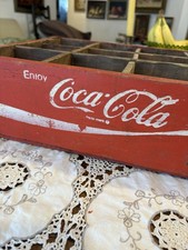 **** 1977 Red Wooden Coca-Cola