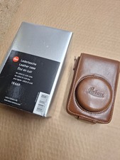 Leica D-Lux Camera Leather Case Tan Brown For Digi D Lux 3 NEW In Box