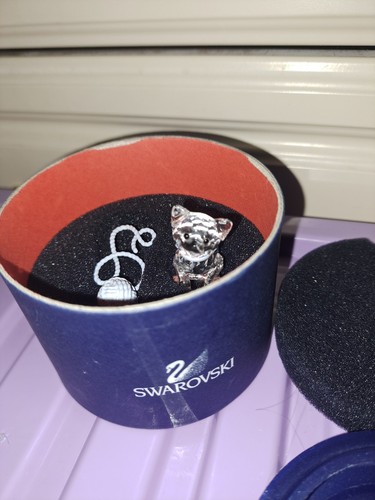 Swarovski cat kitten crystal - swarovski,