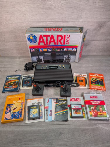 Vintage boxed atari 2600 - boxed,