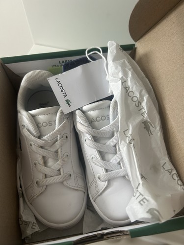 Baby white lacoste carnaby - white,