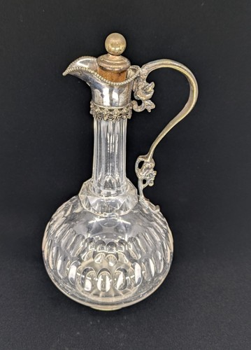 Victorian claret jug silver - jug,