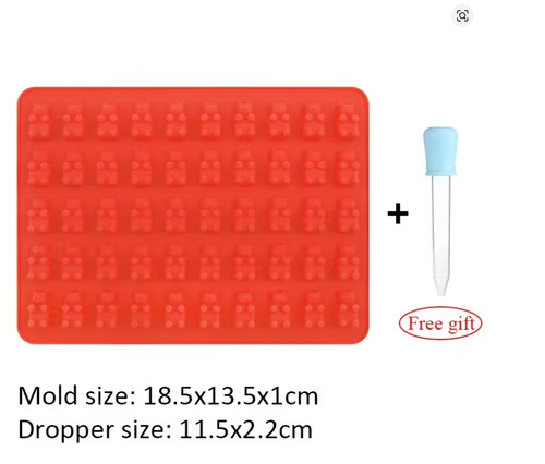 Cavity silicone gummy - gummy, bear