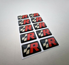 10x Seat Cupra R 3D Domed