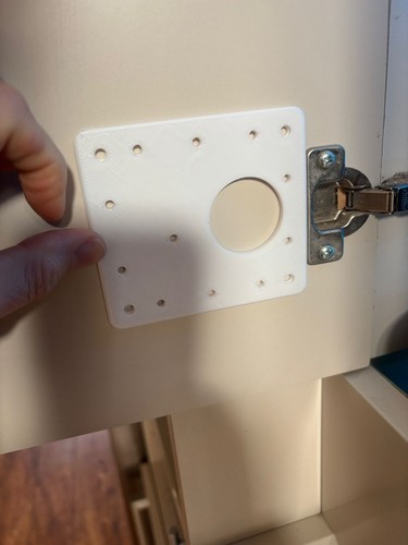 Cabinet hinge repair plate 2 - repair, (2