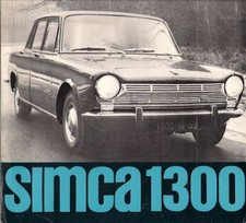 Simca 1300 Saloon 1963-1965 UK