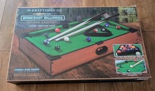 Bankshot Billiards Miniature Pool Table - The Kraftman Co. 2022, Opened, Unused 