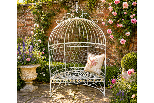 Vintage white arbour garden - ,