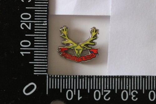 British army mini - enamel, lapel