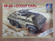 ITALERI 366 - WWII US M-20 LIGHT ARMOURED SCOUT CAR - 1/35 SCALE MODEL KIT