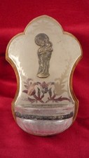 Vintage/Antique the Christ & Virgin holy water font
