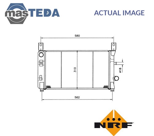 506224 engine cooling radiator - engine,
