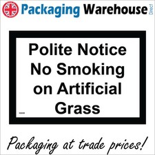 SIGN No Smoking Artificial