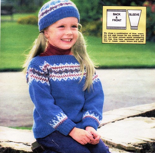 Laminated vintage knitting - laminated,