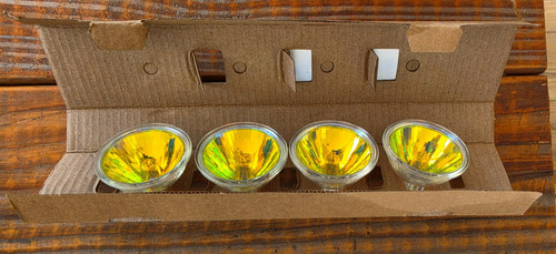 Mr16 amber 45w led light - 4x,