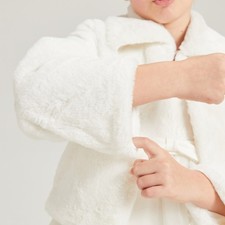 Soft Faux Furs Dress Coat