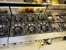 Blue Seal 6-Burner Natural Gas Cooker Commercial Kitchen  With oven Base