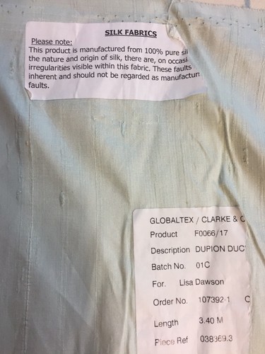 End roll rem fabric off - fabric,