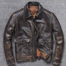 Mens vintage bomber air - a2,
