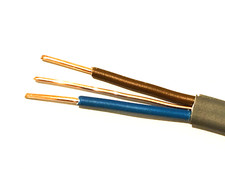 Twin and Earth 1.5 mm Mains Cable Five Metre Length