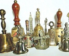 VINTAGE BRASS BELLS - ORNATE & OTHERS -  CLICK on - Select - to BROWSE and ORDER