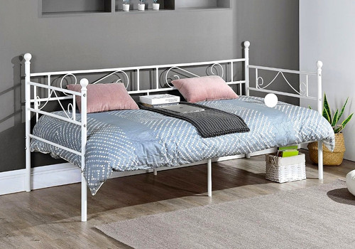 White metal single - single, daybed