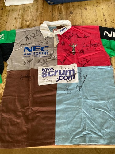 Rare signed harlequins rfu - signed,