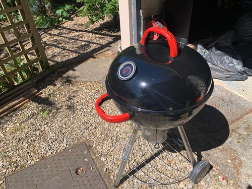 Charcoal bbq trolley - trolley, grill