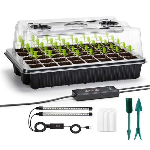 Seed starter tray kit - kit, led