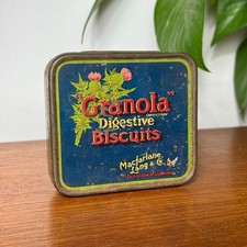 Vintage Tin Box, Macfarlane Lang & Co. Granola Digestive Biscuits c.1910