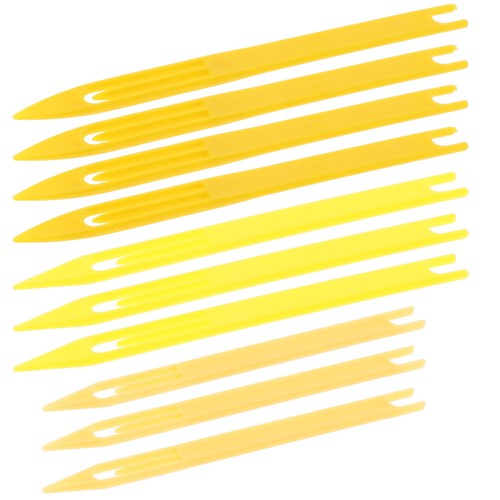 Yellow plastic fishing net - yellow,