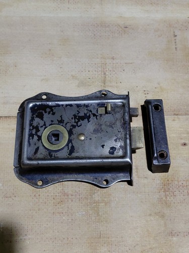Old vintage antique metal door - metal,