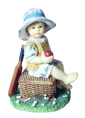 Paintbox poppets figurine - paintbox,