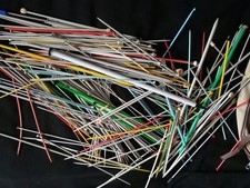 Large Job Lot Vintage Knitting Needles  Steel Plastic, over 3.6kg