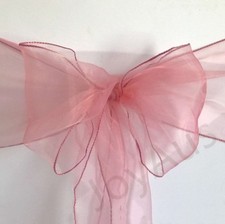 50 Dusty Pink Organza Chair