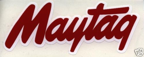 Maytag engine washer decal - maytag,