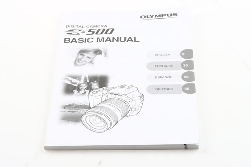 Olympus 500 digital camera - e-500,